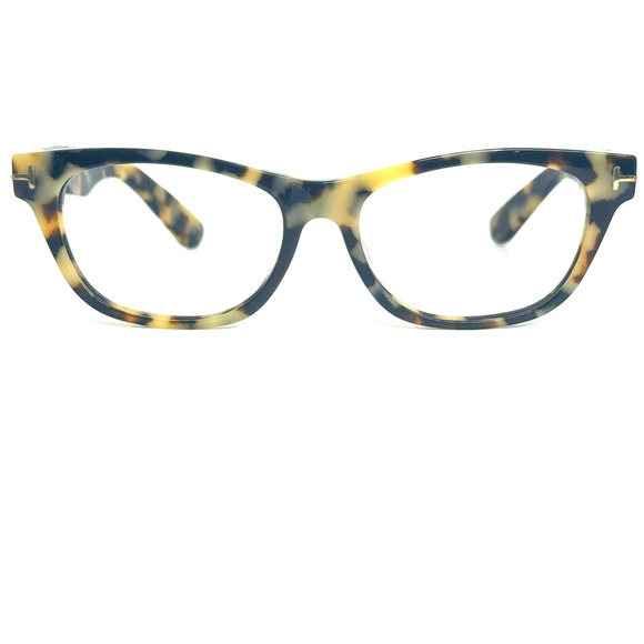 TOM FORD TF 5425-F 052 GLOSSY TORTOISE 53-17-140 Optical Eyeglasses H17315 - Picture 1 of 7